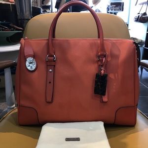 Tumi Villa Lucca City Tote.Tangerine. Crossbody